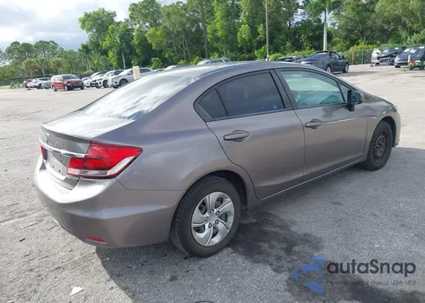 2015 Honda Civic Lx из США, поврежденный, VIN 19XFB2F54FE275065